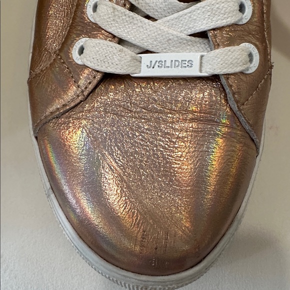 J/SLIDES Pink Iridescent Sneakers - Picture 4 of 5
